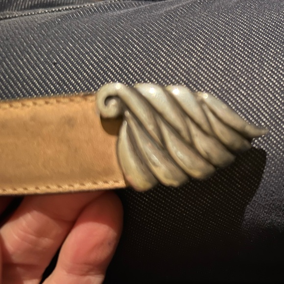 Kokopelli Designs by VM Vintage Double Horse head Sterling Silver Buckle Set - Picture 5 of 13